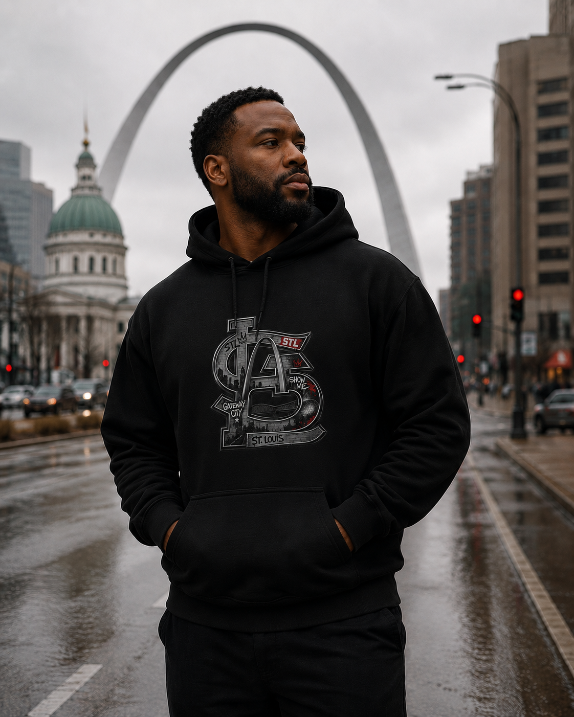 Unisex midweight hoodie